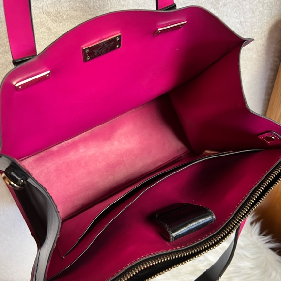 Kate spade Black and Pink Structured Tote Bag - Picture 11 of 12